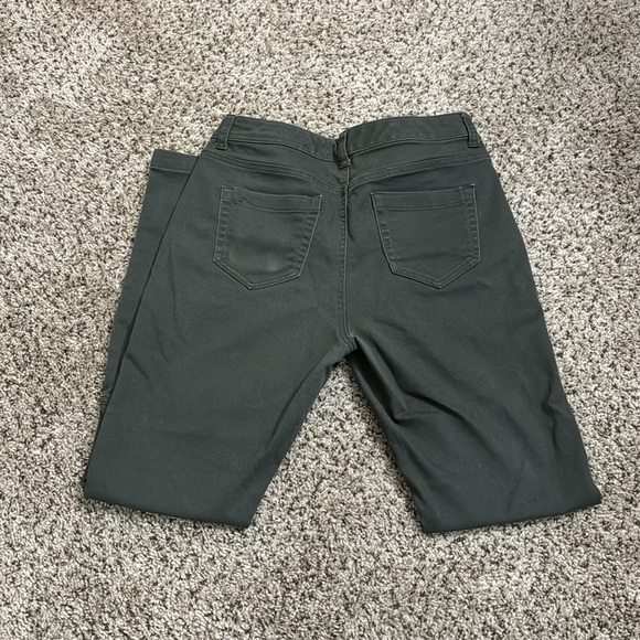 Women’s high waisted dark green jeans - Picture 5 of 7
